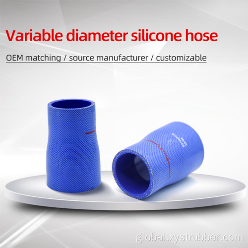 Variable Diameter Silicone Hose Explosion and oil resistance silicone reducer hose Manufactory